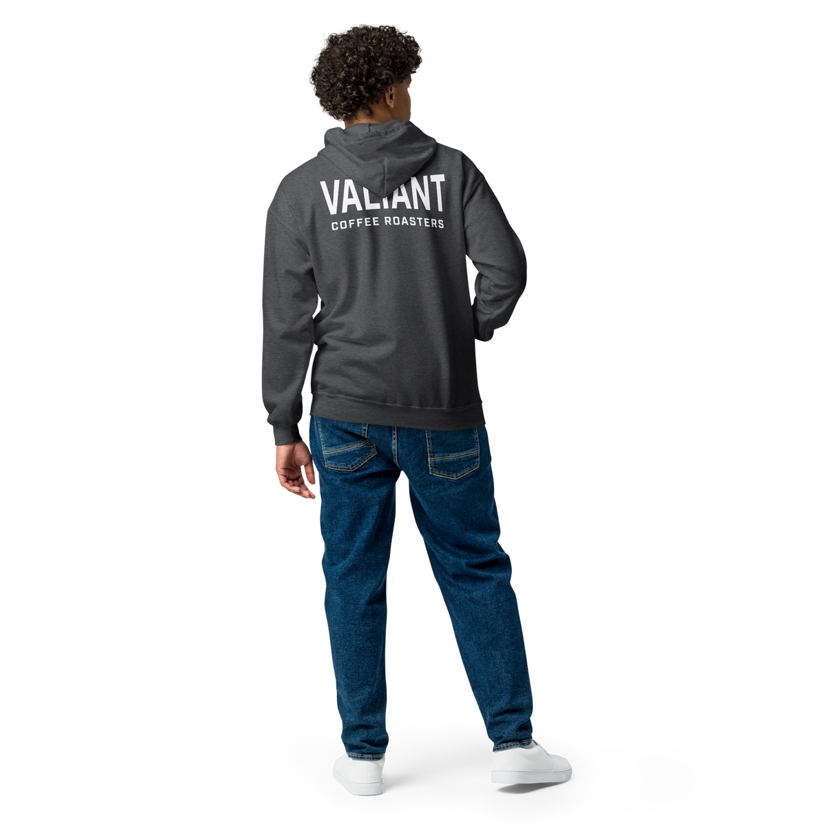 Valiant Logo Zip Hoodie