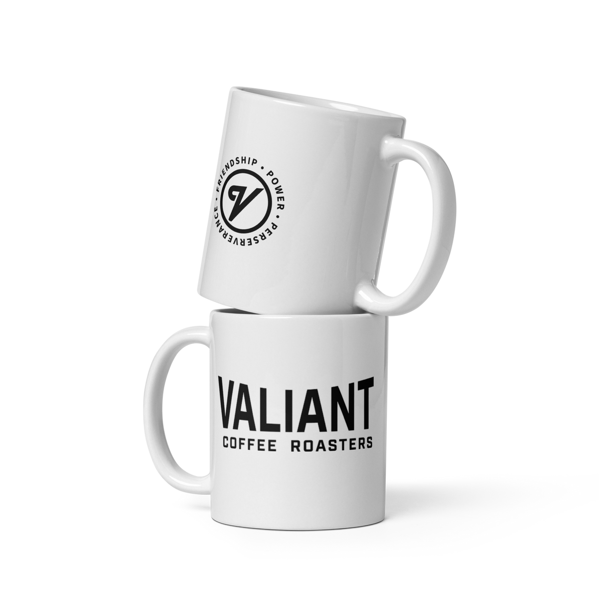Valiant Friendship Logo White Mug