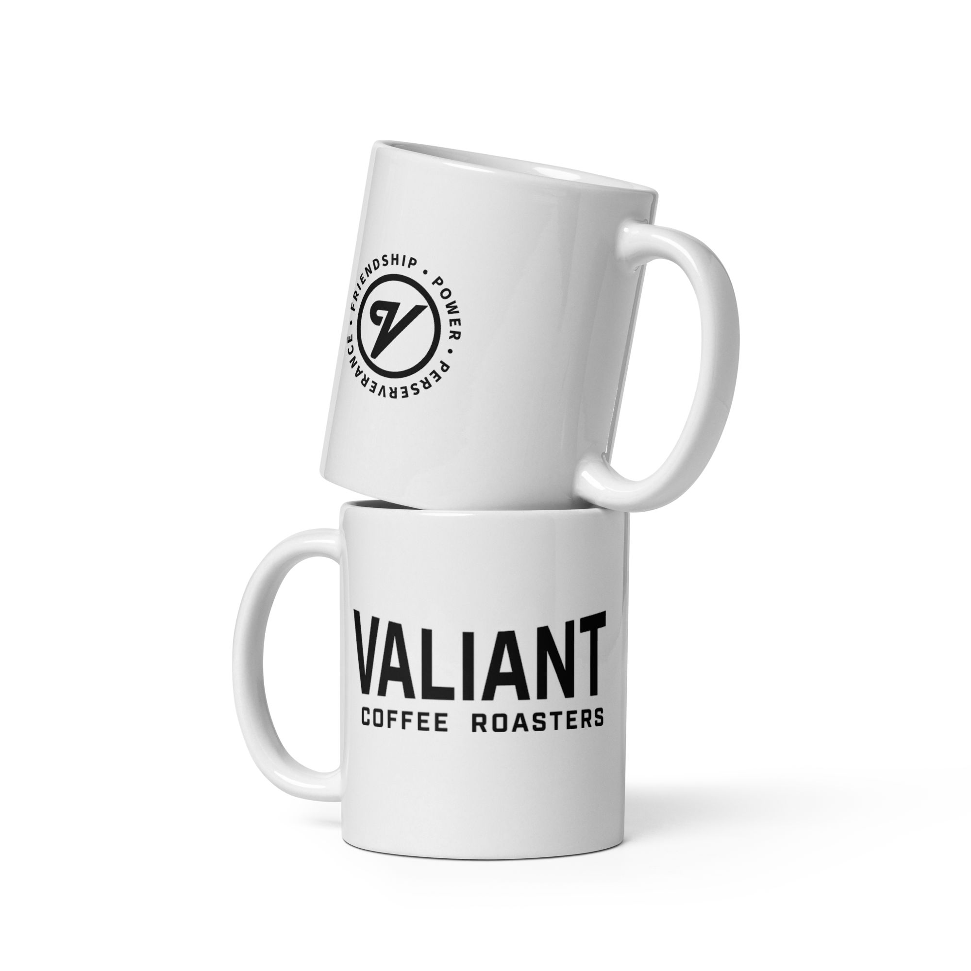 Valiant Friendship Logo White Mug
